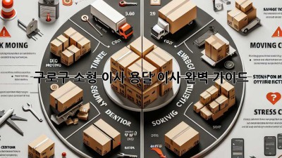 구로구 소형 이사, 용달 이사 완벽 가이드 🚚📦🔑